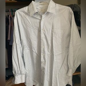100% cotton dress shirt button down. From John W Nordstrom. Size 17 1/2 - 34